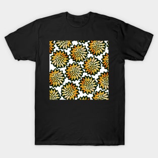 Floral Firework Dandilions - Digitally Illustrated Abstract Flower Pattern for Home Decor, Clothing Fabric, Curtains, Bedding, Pillows, Upholstery, Phone Cases and Stationary T-Shirt